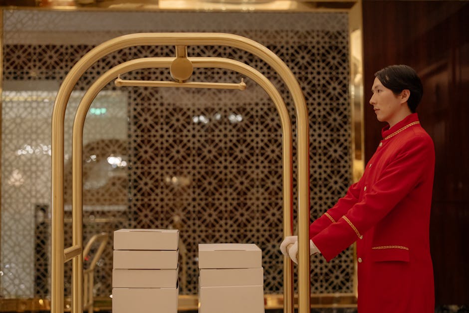 Professional staff providing excellent service to guests